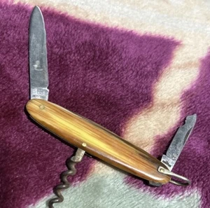 Vtg Hartkopf & Co Rostfrei Pocket Knife Solingen Germany 2 Blade Collectible🔥🔥 - Picture 1 of 7