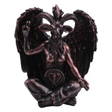 Satan Ziege Baphomet Statue HäNgende TüRklopfer Platte Dekoration Plaque Ha9221