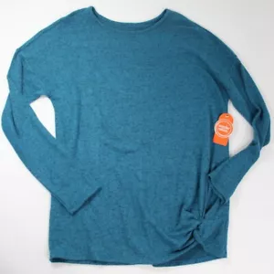 Wonder Nation Youth Girls Blue Long Sleeve Hacci Top Shirt Sweater XXL (18) - Picture 1 of 6
