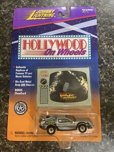 1:64 Johnny Lighting Hollywood On Wheels - Back to the Future DeLorean