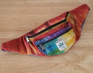Tie Dye Hemp Fannypack - Picture 1 of 5