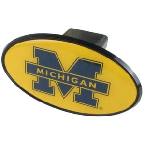 Michigan Wolverines Hitch Receiver Cover Snap Cap - Yellow - Picture 1 of 1