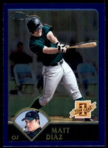 Topps Traded & Rookies #T170 2003 Matt Díaz novato cromado - Imagen 1 de 2