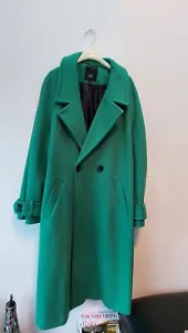 Womens Winter Coat Size 18 Used In A Gorgeous Aqua Green Colour  - Picture 1 of 6