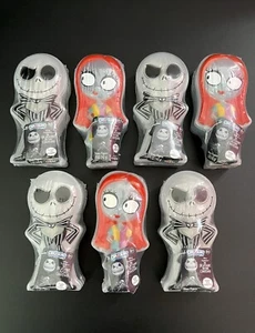 7 Disney Nightmare Before Christmas Jack & Sally Slimy Figures Slime Gifts NEW - Picture 1 of 8