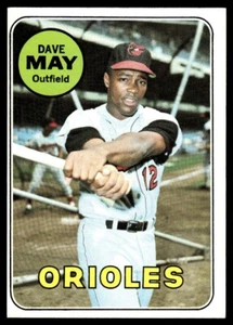 1969 Topps Dave May Baltimore Orioles #113 R36 - Picture 1 of 2