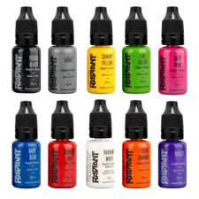 Radiant Colors 10 Color Tattoo Ink Set 1/2oz Bottles Kit Pigment Made in USA