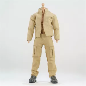 1 Stück 1:12 Scale Cargo Hose Jacke für 6" männliche Actionfigur Body Outfit Dekor - Bild 1 von 16