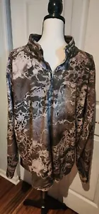 HTF RealTree Mens 1/4 Zip Fleece Lined Pullover Wav3 X Camo Hunting Shirt Sz 3X - Picture 1 of 11