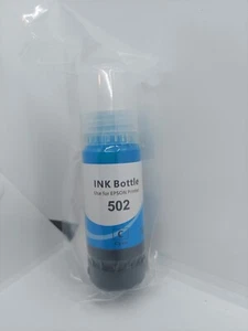 Tintenflasche Verwendung für EPSON Drucker 502 C Cyan 70ml NEU - Bild 1 von 4