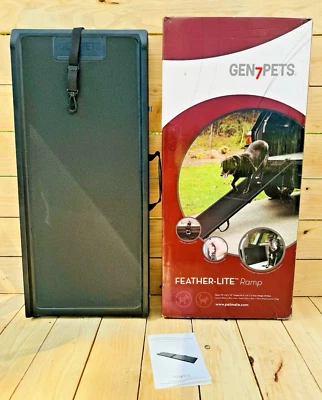 Feather Lite 72'' Bi-Fold Full Pet Dog Ramp G7072FL - Image 1 of 2