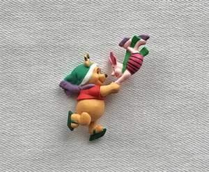 1999 Skating With Pooh, Piglet ~ Winnie the Pooh ~ Hallmark Miniature Ornament - Picture 1 of 2