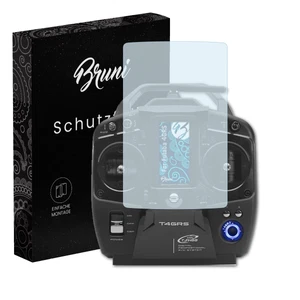 Bruni 2x Folie für Futaba 4GRS Schutzfolie Displayschutzfolie - Bild 1 von 8