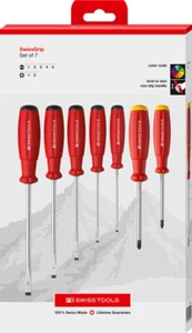 Destornillador PB SWISS TOOLS 8250.CBB SwissGrip cruz + ranura 7 piezas NUEVO - Imagen 1 de 4