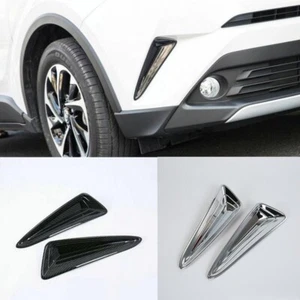 Cubierta de luz antiniebla de parachoques delantero para Toyota CHR 2016-2023 fibra de carbono borde de lámpara ABS - Imagen 1 de 15