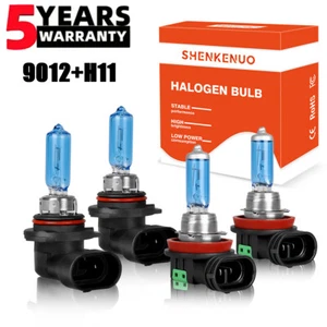For DODGE Durango 2016-2019 Halogen Headlight High Low+Fog Light Bulbs Combo Kit - Picture 1 of 14
