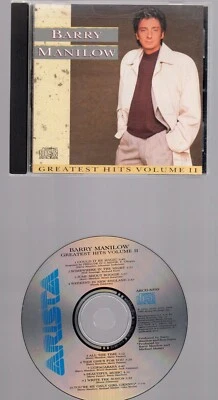 Greatest Hits, Vol. II [1989] by Barry Manilow (CD, Apr-1989, Arista) Foto 1 de 2