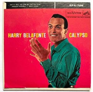 HARRY BELAFONTE "CALYPSO" 7" RCA RECORDS VINTAGE 1953 VINYL EP 5 SONGS "DAY O" - Bild 1 von 2