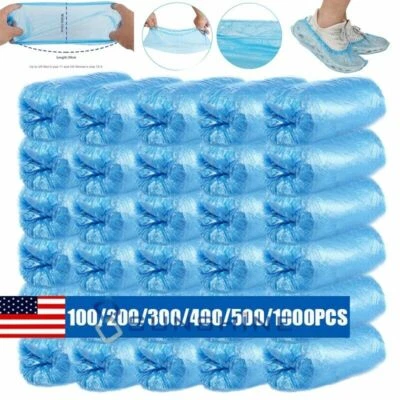 100-1000PCS Shoe Covers Disposable Waterproof Slip Resistant Non-Slip Protectors - Image 1 of 4