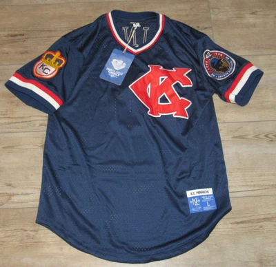 Camiseta de béisbol conmemorativa de Jackie Robinson #5 de los Kansas City Monarchs para hombre grande Foto 1 de 4