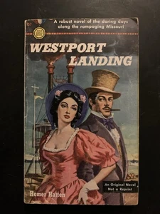 1951 “Westport Landing” Homer Hatten Gold Medal PBO - Pulp Sleaze - Imagen 1 de 8
