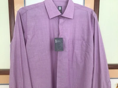 Camisa de vestir Stacy Adams para hombre puño francés calce regular talla 16-34/35 Foto 1 de 4