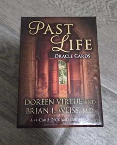 Past Life Oracle Cards with Guidebook, 44 Tarot Deck with E-Guidebook, Pocket Ed - Picture 1 of 3