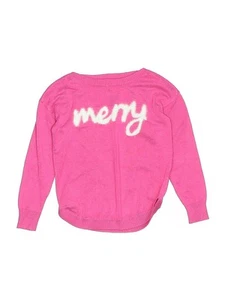Anais & Margaux Girls Pink Pullover Sweater 5 - Picture 1 of 2