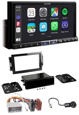 Alpine 2DIN DAB USB MP3 Bluetooth Autoradio für Chrysler PT Cruiser 300C Dodge J - Bild 1 von 4