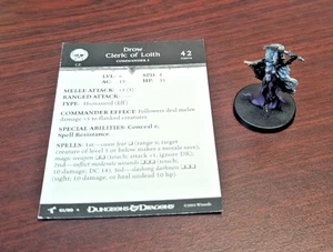 D&D miniature, Drow Cleric of Lolth, Harbinger #61, Dungeons and Dragons - Picture 1 of 1