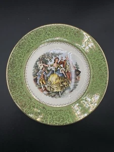 Vintg Imperial by Salem China Co Service Plate Chicago 23 Karat Gold Victorian(K - Picture 1 of 10