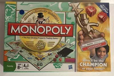 BRAND NEW SEALED Hasbro Monopoly Championship Edition Board Game Parker Bros - Image 1 of 4