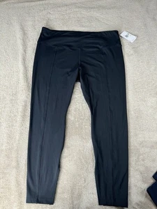 NIKE Dri-FIT Black Leggings Yoga Training Tight Fit,full Length Size 3X - Picture 1 of 15