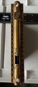 Antikes viktorianisches Corbin dekoratives Taschen-Türschloss Messing - Bild 1 von 5