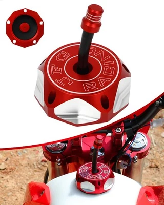 Tanque de combustible con tapa de gas para moto de cross para CR85R CR125R CRF150R CRF230F CR250R XR100R Foto 1 de 4