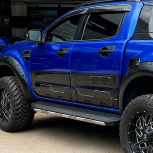 para Ford Ranger 2012-2022 T6 T7 T8 listones de protección de puerta carrocería revestimiento - Imagen 1 de 10