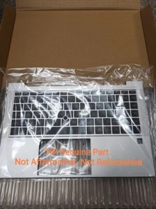 New OEM HP EliteBook 745 G7 840 G8 Keyboard + Palmrest cover OEM M36312-001 usa - Picture 1 of 4