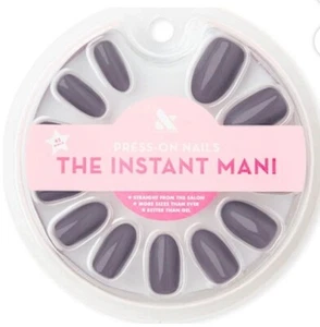 Olive & June Press-on Artificial Nails - Oval Medium - 100% Chance Blue - 42 ct - Picture 1 of 7