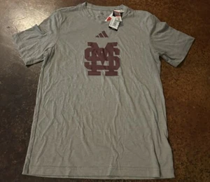 Neu mit Etikett! Mississippi State Baseball Adidas grau T-Shirt Erwachsene Small - Bild 1 von 2