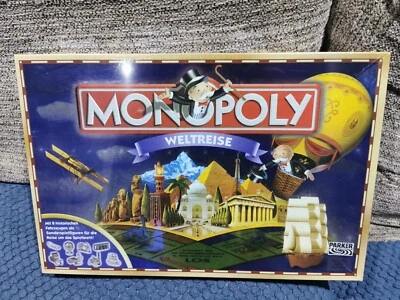 Weltreise MONOPOLY German Special Edition Wonders Of The World Trip Rare New  - Image 1 of 4