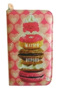 Bonjour Mon Cojín Boutique Diseñador con cremallera billetera grande embrague cupcake dupond NUEVO - Imagen 1 de 6