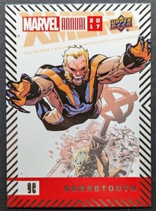 Sabretooth 2017 Marvel Annual Upper Deck Card #96 (NM)