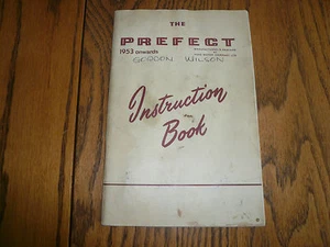 Libro de instrucciones Perfect Onwards 1953 - fabricante de equipos originales - Imagen 1 de 2