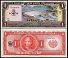 El Salvador Banknotes 1 Colon  1980 P-133  Prefix-Qm Aunc Columbus, Pre-Usd$