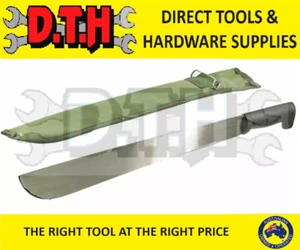 18'' (450MM) MACHETE PLASTIC HANDLE & SHEATH CAMPING HIKING SILVER BLADE - Picture 1 of 5