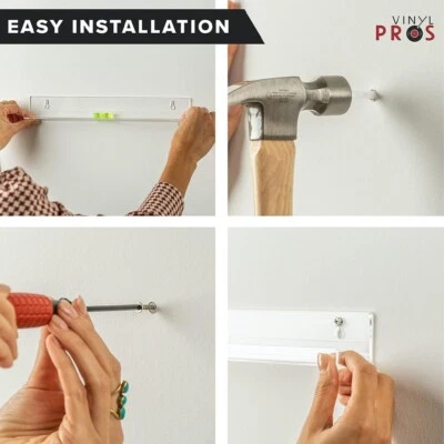 Vinyl -Rekordregal GUTE QUALIT?T Inch -Albumhalter Klar Plastik Dauerhaft - Bild 1 von 4