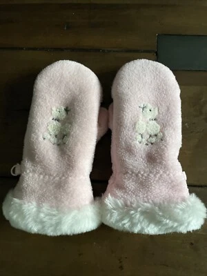 Guantes cálidos para niñas Gymboree Oodles Of Poodles talla 4 5 años nuevos sin etiquetas vintage 2002 Foto 1 de 4