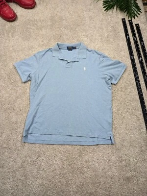 Camisa Polo Ralph Lauren Calce Clásico Para Hombre Grande Tejida Elastizada Gris Piqué Moderna Foto 1 de 4