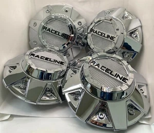 CPR930-6-C Raceline Chrome Wheel Center Cap C119A-XG (4 Pack) - Picture 1 of 9