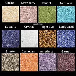 Gemstone Coarse 0.5-1 MM Crushed Powder For Ring Inlay Woodwork Inlay - Picture 1 of 24